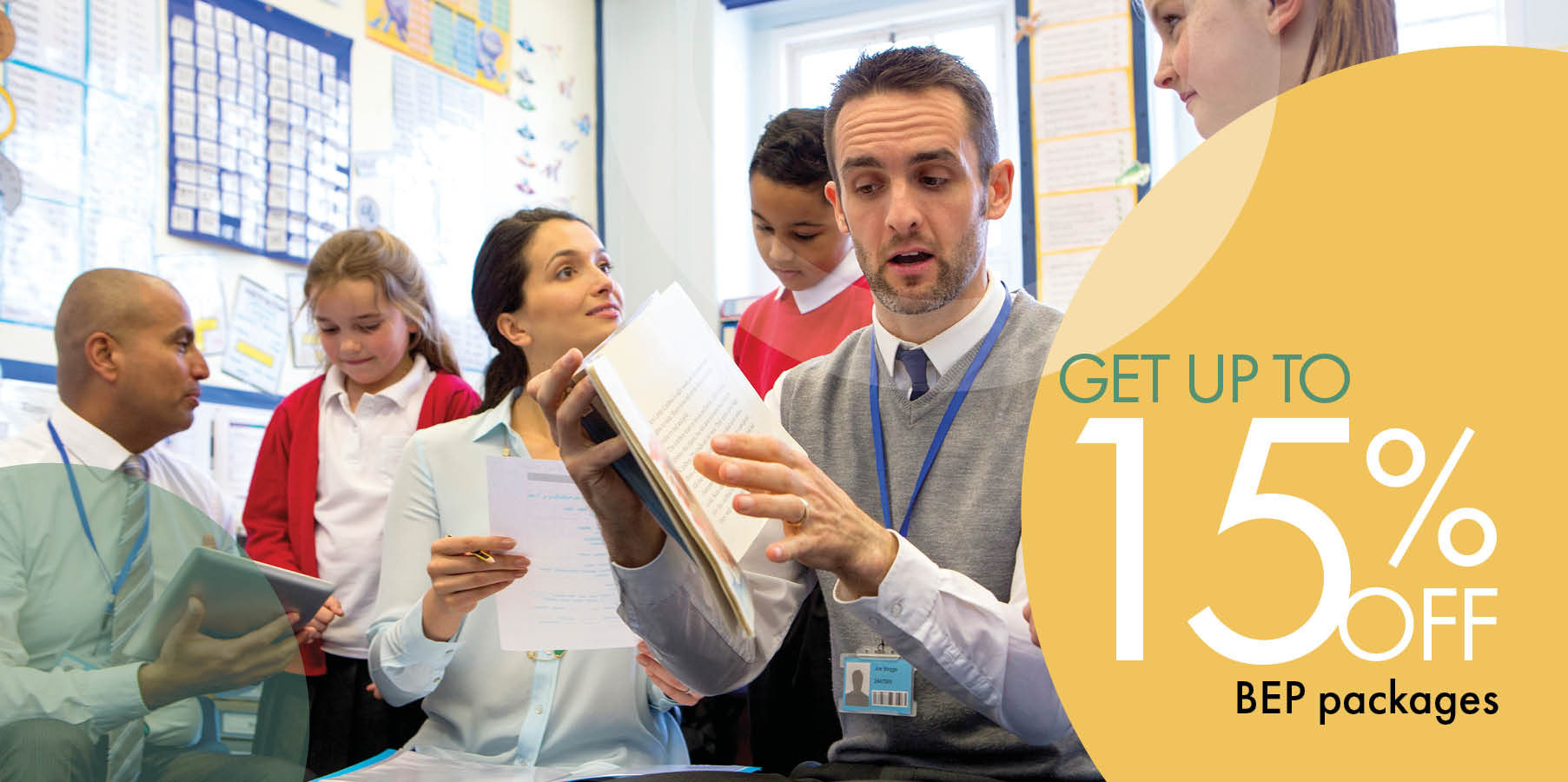 Get up to 15% off BEP packages